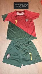 Voetbaltenue Portugal Ronaldo #7 - Maat 137/147, Maat XS of kleiner, Ophalen of Verzenden, Zo goed als nieuw, Set