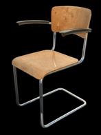 Gispen 208   Buisframe slede stoel 1945-1950, Ophalen of Verzenden