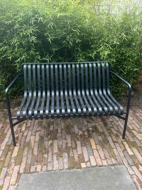 Design tuinbank Hay Pallisade, design, staal, Tuin en Terras, Tuinbanken, Zo goed als nieuw, Metaal, Ophalen