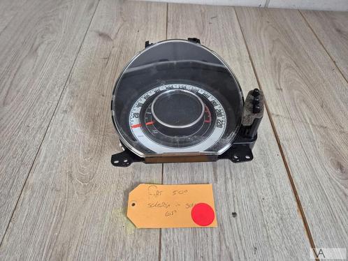 Fiat 500 2007 - 2017 cockpit tellerklok half digitaal €50, Auto-onderdelen, Dashboard en Schakelaars, Fiat, Gebruikt, Ophalen of Verzenden
