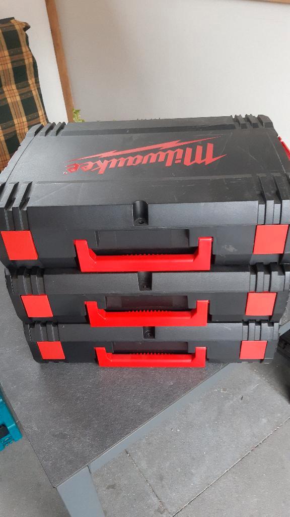 Milwaukee gereedschapskoffers boxen systainer sistainer box, Auto diversen, Autogereedschap, Nieuw, Ophalen of Verzenden