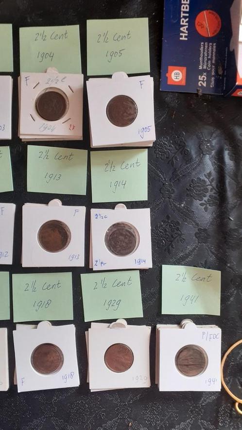 2 en Halve centen Wilhelmina., Postzegels en Munten, Munten en Bankbiljetten | Verzamelingen, Nederland, Ophalen of Verzenden