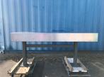 stoere/solide /zware RVS design tafel/buiten-tuintafel/ bar, Tuin en Terras, Ophalen, Gebruikt
