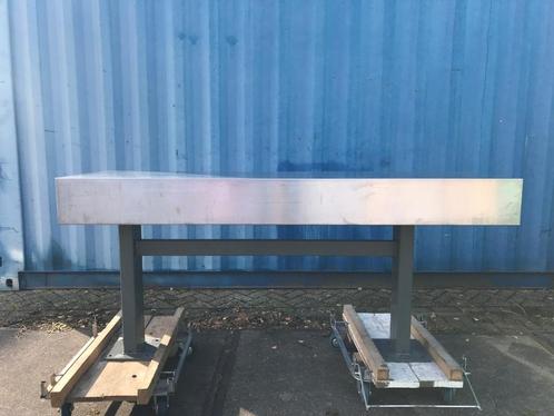 stoere/solide /zware RVS design tafel/buiten-tuintafel/ bar, Tuin en Terras, Buitenkeukens, Gebruikt, Ophalen
