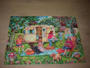 Puzzel Gibsons CARAVAN ESCAPE 1000 st. beschikbaar voor biedingen