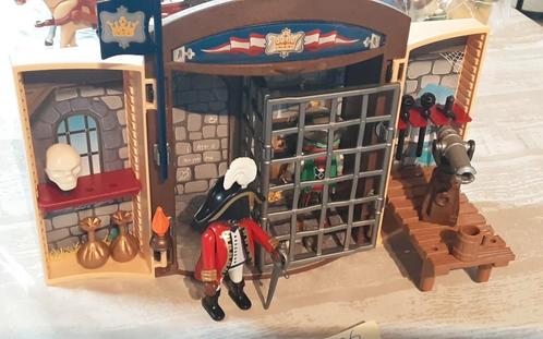 70506 meeneem speelbox piraat/soldaat, Kinderen en Baby's, Speelgoed | Playmobil, Zo goed als nieuw, Complete set, Ophalen of Verzenden