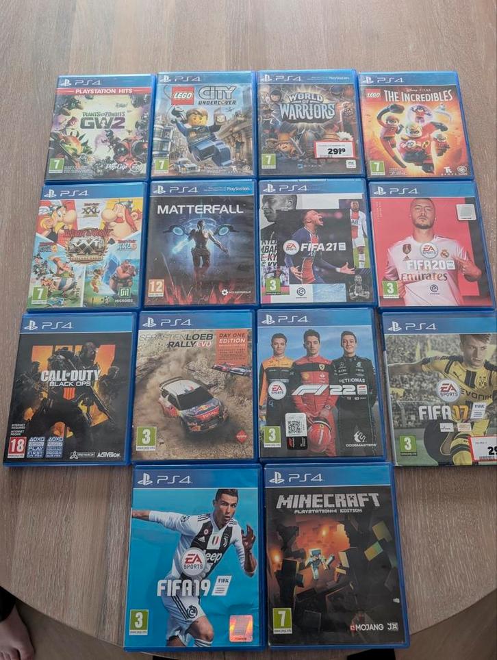 14 PS4 games!, Spelcomputers en Games, Games | Sony PlayStation Vita, Zo goed als nieuw, Ophalen of Verzenden