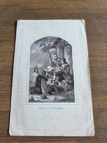 Antieke Bidprent - Cornelia Hubregtse & Petrus Ziegenus beschikbaar voor biedingen
