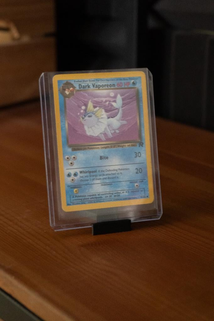Dark Vaporeon 45/82 Pokemon, Ophalen of Verzenden, Zo goed als nieuw, Losse kaart