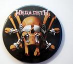 MEGADETH xxl button speld 9.5cm bb25 zie svp beschrijving, Verzamelen, Muziek, Artiesten en Beroemdheden, Nieuw, Overige typen