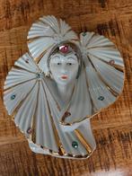 Swarovski kristal pierrot clown Porselein limoges, Ophalen of Verzenden