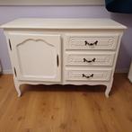 Queen Ann wit kastje met lades en deur, Antiek en Kunst, Ophalen of Verzenden