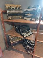 5 Vintage Accordeons - Decoratie/opknappen, Gebruikt, Met koffer, Weltmeister, Toetsaccordeon
