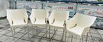 4 x Dr. No Chair Kartell by Philippe Starck, Huis en Inrichting, Stoelen, Ophalen, Kunststof, Gebruikt, Wit