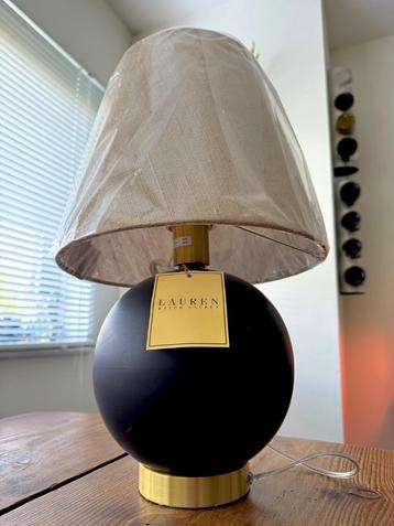 Ralph Lauren Design Lamp Met Prachtige Kap (Nieuw) beschikbaar voor biedingen