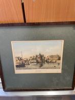 Amsterdam Schreierstoren Hekking GW Tielkemeijer 1861 litho, Antiek en Kunst, Ophalen of Verzenden