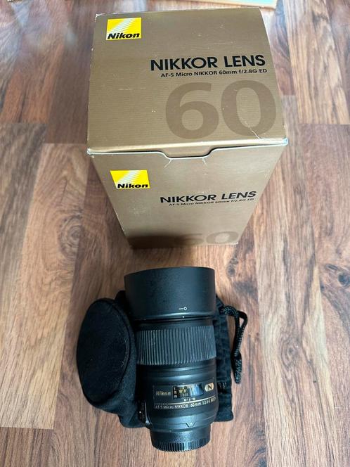 Nikon AF-s Micro 60mm 2.8 ( Macro / Portret ), Audio, Tv en Foto, Fotografie | Fotostudio en Toebehoren, Gebruikt, Overige typen