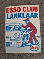 sticker Esso Club Lanklaar / porsche  / Bosch / Ford, Ophalen of Verzenden, Zo goed als nieuw, Bedrijf of Vereniging
