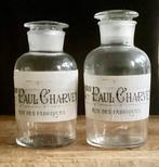 OUDE GLAZEN APOTHEKERS POTTEN APOTHEEK POT NU €17,50, Ophalen of Verzenden