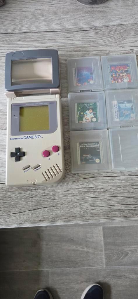Game Boy Classic met games!, Spelcomputers en Games, Spelcomputers | Nintendo Game Boy, Gebruikt, Game Boy Classic, Met games