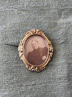 Oude vergulde broche, Sieraden, Tassen en Uiterlijk, Antieke sieraden, Verzenden, Overige materialen, Broche, Verguld
