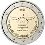 2 euro Belgie 2008 - Rechten van de Mens (UNC), Ophalen of Verzenden, België, 2 euro, Losse munt