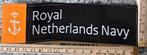 Sticker royal Netherlands navy Koninklijke marine, Ophalen of Verzenden, Zo goed als nieuw