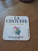 La Chouffe bier viltje blonde brune afgerond, Verzamelen, Biermerken, Ophalen of Verzenden, Zo goed als nieuw, Viltje(s), Overige merken