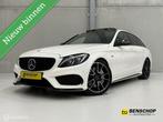 Mercedes C-klasse Estate C43 AMG 4MATIC Panodak Leer AMG uit, Auto's, Zwart, 367 pk, Stationwagon, Vierwielaandrijving