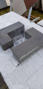 Klinker hoekmodel antraciet 8 cm te koop, Tuin en Terras, Ophalen, Klinkers, Nieuw, 5 tot 10 m²
