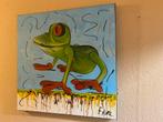 Kikker Schilderij - Handgeschilderd 60x60, Ophalen