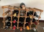 Houten wijnrek voor 12 flessen met flessen wijn!, Ophalen, Zo goed als nieuw, Hout, 5 tot 15 flessen