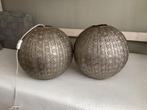 2 lampenbollen, Ophalen of Verzenden, Gebruikt, Rond, Overige materialen