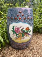 Chinese handbeschilderde keramische kruk, Ophalen