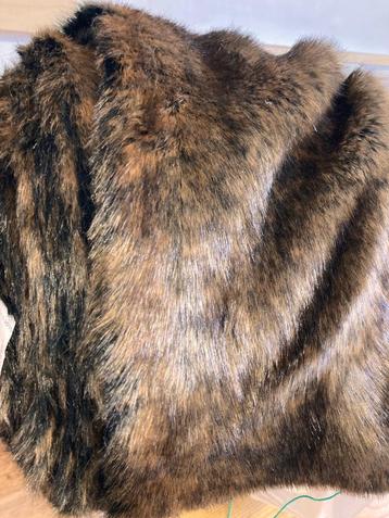 luxe donkerbruin haar imitatiebont / lux brown hair fauxfur 