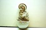 Vintage wijwaterbakje, Madonna met kind, Antiek en Kunst, Ophalen of Verzenden