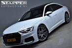 Audi A6 Limousine 55 TFSI e 367pk Quattro S-Line Competition, Auto's, Automaat, Gebruikt, 4 cilinders, Wit
