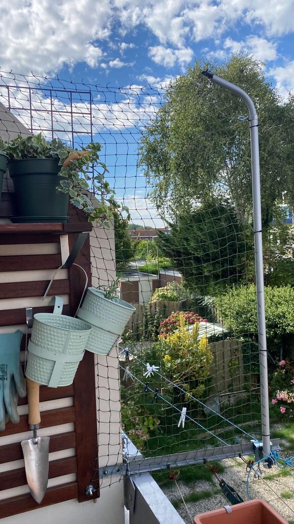 Net ter bescherming van balkon, Tuin en Terras, Gaas en Draad, Nieuw, 20 meter of meer, Ophalen of Verzenden