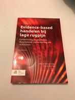 Evidence based handelen bij lage rugpijn, Ophalen of Verzenden, Beta, Zo goed als nieuw, HBO
