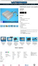 Rodek RA250E 2 kanaals / mono versterker, Auto diversen, Autospeakers, Gebruikt, ., Ophalen of Verzenden, RODEK