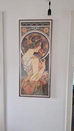 Kunstwerk Mucha met lijst, Antiek en Kunst, Ophalen