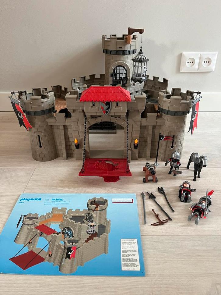 Playmobil Kasteel met Ridders en Sets, Kinderen en Baby's, Speelgoed | Playmobil, Gebruikt, Complete set, Ophalen of Verzenden