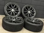 19 inch Dotz Misano Grey - Audi A3 5x112 ET45 Bridgestone, Auto-onderdelen, Banden en Velgen, Banden en Velgen, Winterbanden, 235 mm