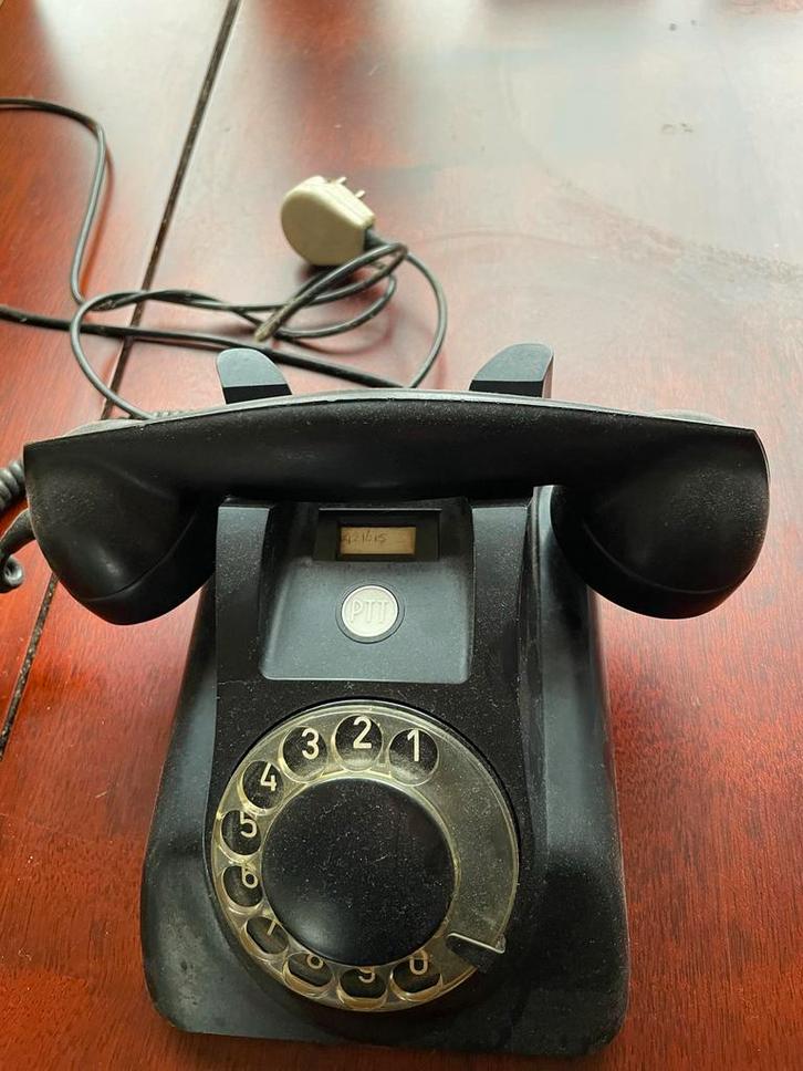 Vintage PTT Telefoon met Draaischijf, Telecommunicatie, Vaste telefoons | Niet Draadloos, Gebruikt, Met draaischijf, Ophalen of Verzenden
