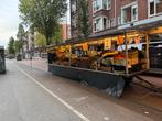 Verkoopwagen 8+4 meter met zwarte zeilen, Zakelijke goederen, Partijgoederen en Retail | Verkoopwagens, Ophalen of Verzenden