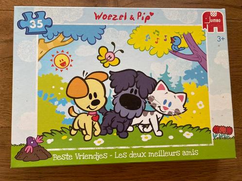 Woezel en Pip; Beste vriendjes puzzel 35 stukjes, Kinderen en Baby's, Speelgoed | Kinderpuzzels, Zo goed als nieuw, 10 tot 50 stukjes