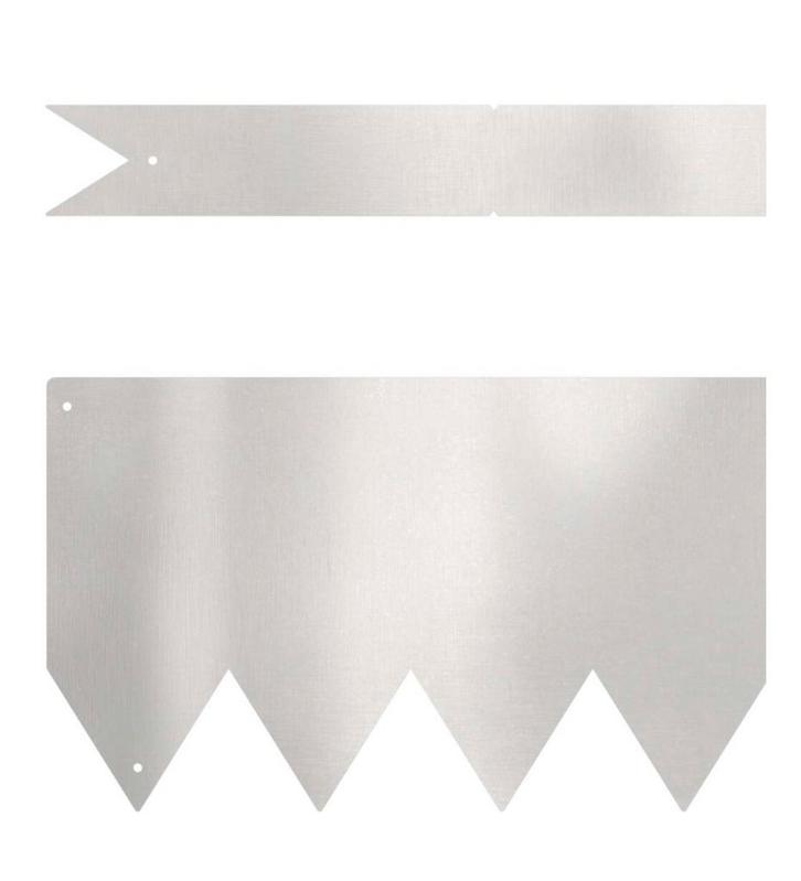Gazonranden RVS 100x15 - 50 stuks, Huis en Inrichting, Woonaccessoires | Kransen, Nieuw, Ophalen