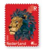 Rode leeuw cryptostamp, Postzegels en Munten, Postzegels | Nederland, Ophalen, Postfris