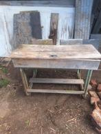 Oude  antieke schoolbank, Antiek en Kunst, Curiosa en Brocante, Ophalen