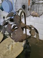 Oud metalen lampje Maria en Bernadette foto 1 t/m 8, Antiek en Kunst, Curiosa en Brocante, Ophalen of Verzenden